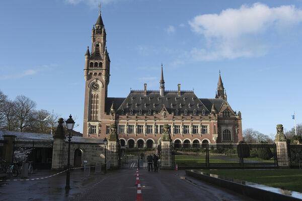 A view of the Peace Palace, which houses the International Court of Justice, or World Court, in The Hague, Netherlands. Picture: AP Photo/Patrick Post, File