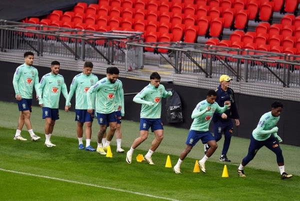 Brazil Training and Press Conference – Wembley Stadium – Friday 22nd March