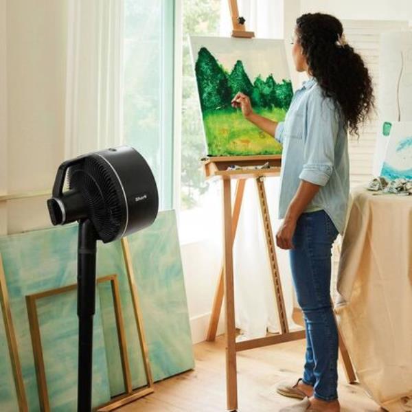 Shark FlexBreeze, a versatile pedestal that can hop o<em></em>nto your desk, 229 at Harvey Norman.