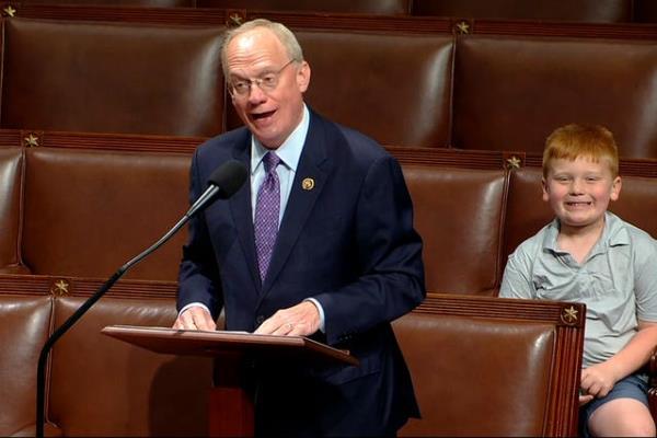 Congress Kid on House Floor