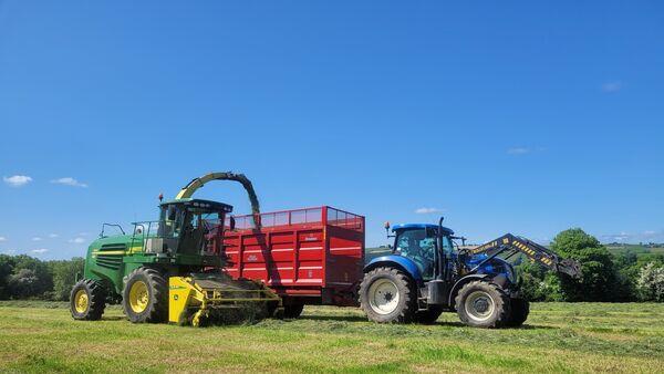 Signpost: Silage season has kicked off here but only drier parts are accessible so far