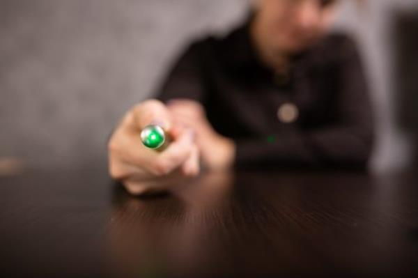 green laser pointer