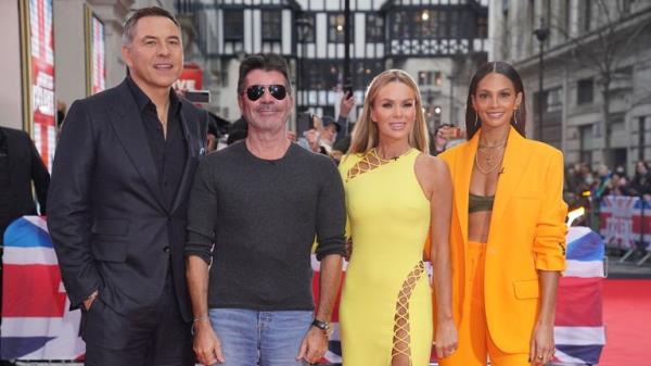 (left to right) Judges David Walliams, Simon Cowell, Amanda Holden and Alesha Dixon arrive for Britain's Got Talent auditions held at The Lo<em></em>ndon Palladium, Soho in London. Picture date: Tuesday January 18, 2022.</p>

<p>　　