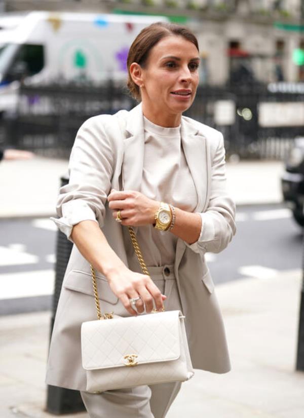 Coleen Roo<em></em>ney arrives at the Royal Courts Of Justice, London, for the high-profile libel battle between Rebekah Vardy and Coleen Rooney. 