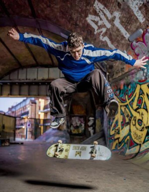 Jamie Griffin, the Irish skateboard ace who broke two world records in July last year. Picture: Guinness World Records