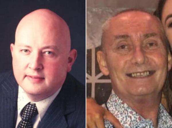 Aidan Moffitt, 42, (left) and Michael Snee, 58.