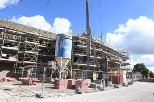  New accommodation block under construction at Collins Barracks Cork. Picture: Larry Cummins 