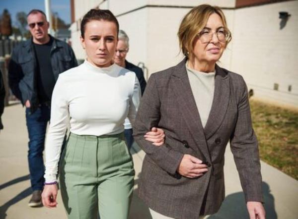 In an emotio<em></em>nal victim impact statement, Sarah Corbett (pictured here with her aunt, Tracey Corbett-Lynch) said she had hoped for a retrial "so I could tell my truth". Pictures: Jerry Wolford