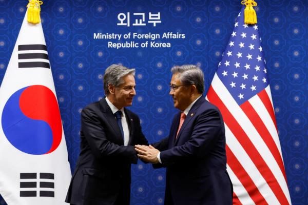 U.S. Secretary of State Antony Blinken visits South Korea