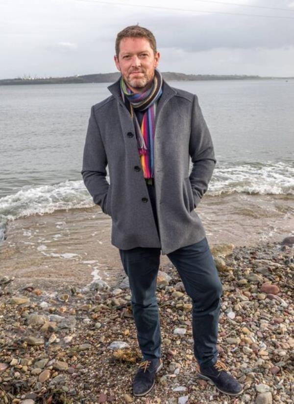 CervicalCheck campaigner Stephen Teap on the beach at Ringaskiddy, Co. Cork. Picture: David Creedon