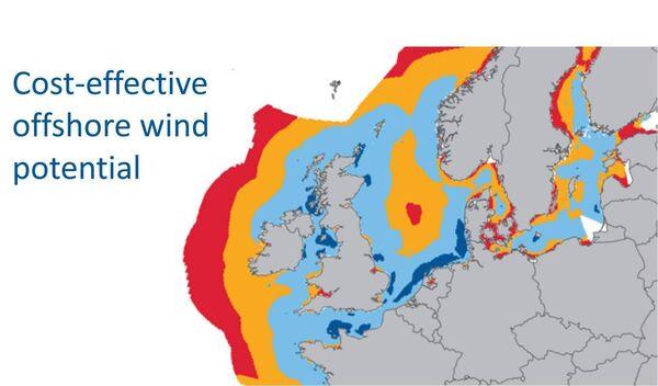 This colour-coded map of the strength of wind currents from the north Atlantic shows that Ireland could be to wind in 2023 what Saudi Arabia was to oil 100 years ago.