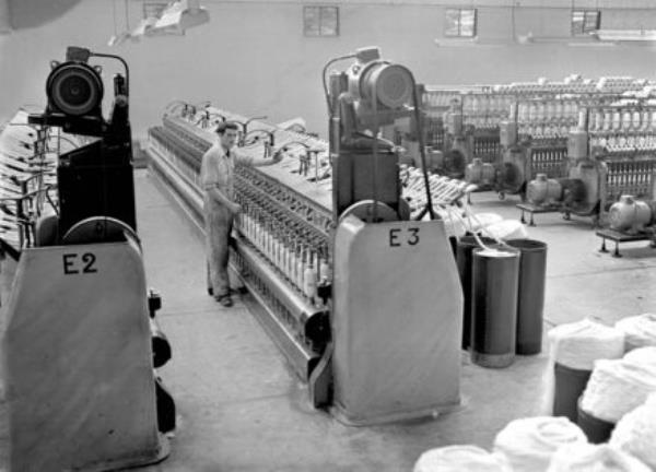 The Seafield fabric factory in Youghal, Co Cork, in 1953. In its prime, the plant employed some 400 workers. Irish Examiner Archive