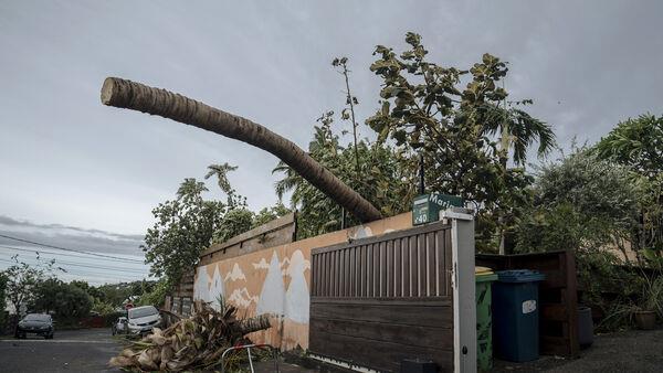 Cyclone causes flooding in Mauritius after battering French island of Reunio<em></em>n