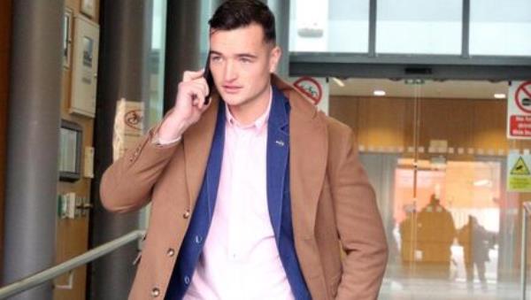 Kyle Hayes sat just two metres away from the victim in court, but did not look at Mr McCarthy. Picture: Brendan Gleeson