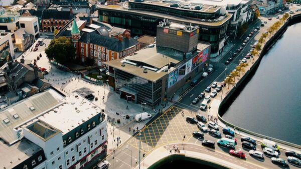 Cork Opera House, aerial view.