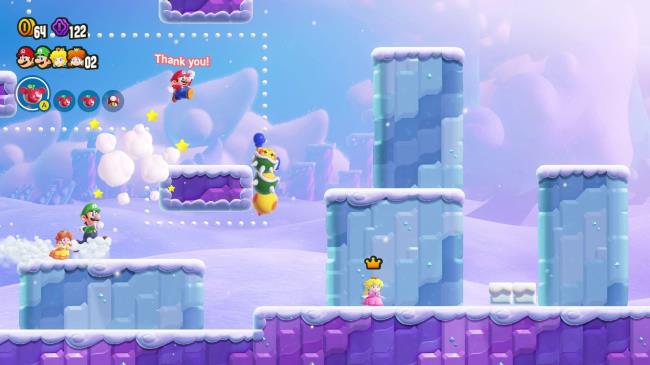 Super Mario Bros Wo<em></em>nder Multiplayer Luigi and Team