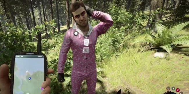 Sons Of The Forest: Kelvin Wearing Pyjamas