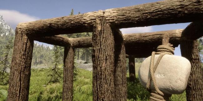 Sons Of The Forest: A Structure Made Out Of Several Logs